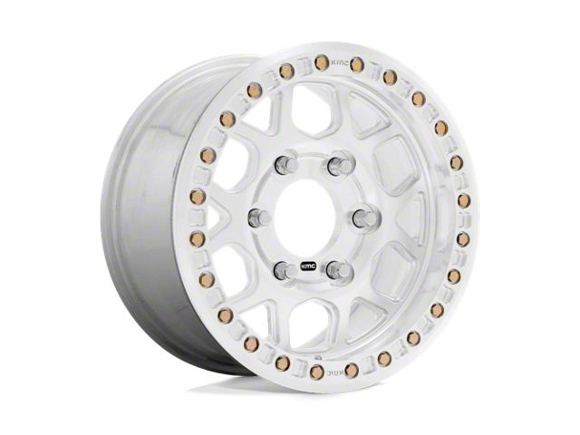 KMC Mesa Forged Beadlock Raw Machined 6-Lug Wheel; 17x9; 0mm Offset (19-23 Ranger)