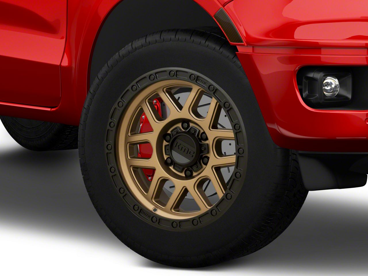 KMC Ranger Mesa Matte Bronze with Black Lip 6-Lug Wheel; 20x9; 0mm ...