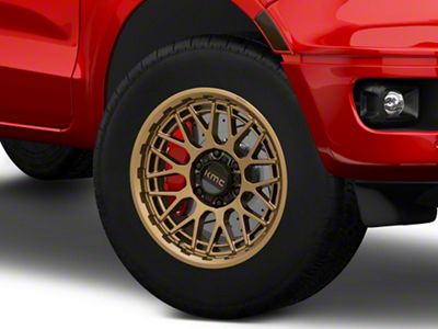 KMC Technic Matte Bronze 6-Lug Wheel; 18x9; 0mm Offset (19-23 Ranger)