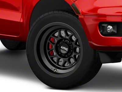 KMC Terra Satin Black 6-Lug Wheel; 20x9; 0mm Offset (19-23 Ranger)