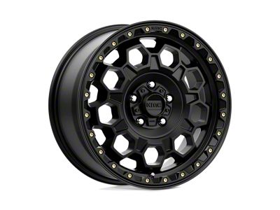 KMC Trek Satin Black 6-Lug Wheel; 17x9; -12mm Offset (19-23 Ranger)