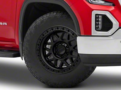 KMC GRS Satin Black 6-Lug Wheel; 20x9; 18mm Offset (19-26 Sierra 1500)