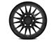 KMC Impact Satin Black 6-Lug Wheel; 17x9; -12mm Offset (14-18 Sierra 1500)