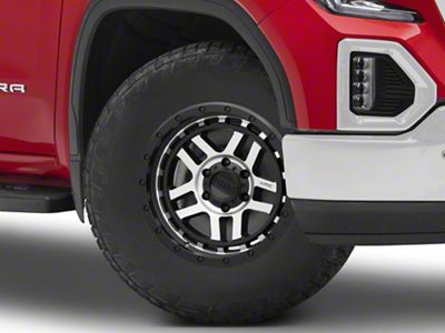 KMC Recon Satin Black Machined 6-Lug Wheel; 18x8.5; 18mm Offset (19-25 Sierra 1500)