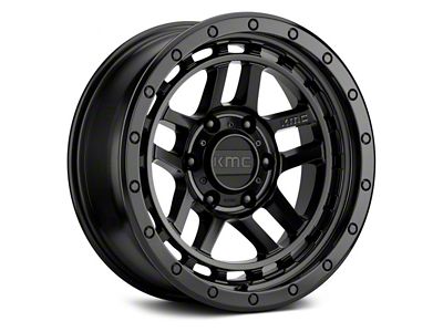 KMC Recon Satin Black 6-Lug Wheel; 18x8.5; 0mm Offset (19-24 Sierra 1500)