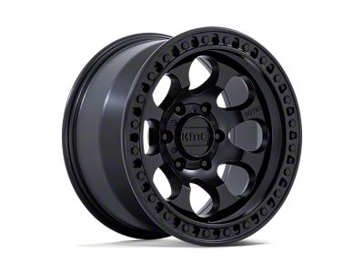 KMC Riot SBL Satin Black 6-Lug Wheel; 17x9; -12mm Offset (14-18 Sierra 1500)