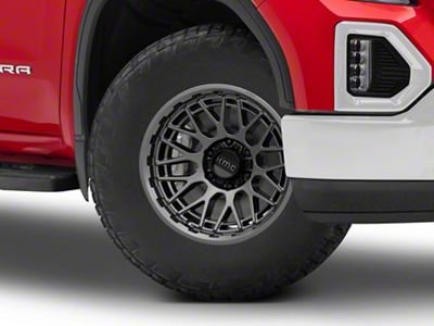 KMC Technic Anthracite 6-Lug Wheel; 18x9; 18mm Offset (19-25 Sierra 1500)