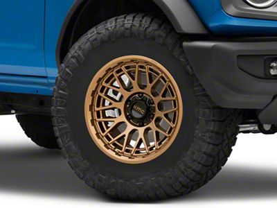 KMC Technic Matte Bronze 6-Lug Wheel; 17x8.5; 0mm Offset (14-18 Sierra 1500)