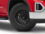 KMC Technic Satin Black 6-Lug Wheel; 18x9; 0mm Offset (19-26 Sierra 1500)