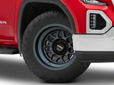 KMC Terra Metallic Blue 6-Lug Wheel; 20x9; -12mm Offset (19-25 Sierra 1500)