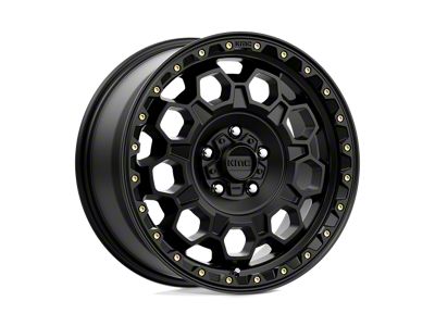 KMC Trek Satin Black 6-Lug Wheel; 17x9; 0mm Offset (19-26 Sierra 1500)