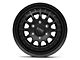 KMC Canyon Satin Black 6-Lug Wheel; 17x8.5; 0mm Offset (14-18 Silverado 1500)