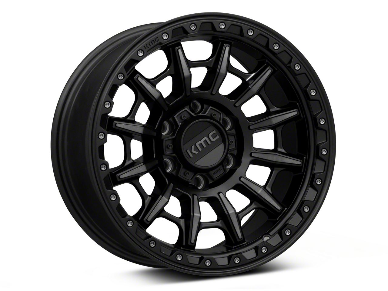 KMC Silverado 1500 Carnage Satin Black with Gray Tint 6-Lug Wheel