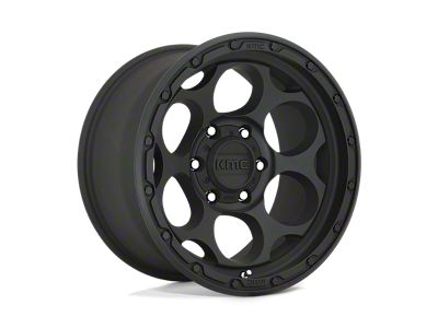 KMC Dirty Harry Textured Black 6-Lug Wheel; 17x8.5; 0mm Offset (19-26 Silverado 1500)