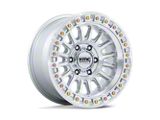 KMC IMS Gloss Silver with Machined Face 6-Lug Wheel; 17x8.5; 25mm Offset (19-26 Silverado 1500)