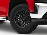 KMC Technic Satin Black 6-Lug Wheel; 18x9; 0mm Offset (19-26 Silverado 1500)