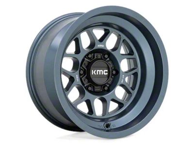 KMC Terra Metallic Blue 6-Lug Wheel; 20x9; 0mm Offset (19-24 Silverado 1500)