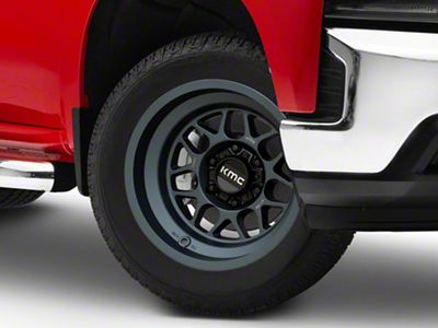 KMC Terra Metallic Blue 6-Lug Wheel; 20x9; 0mm Offset (19-25 Silverado 1500)