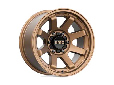 KMC Trail Matte Bronze 6-Lug Wheel; 17x9; -12mm Offset (19-26 Silverado 1500)
