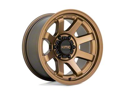 KMC Trail Matte Bronze 6-Lug Wheel; 17x8.5; 0mm Offset (14-18 Silverado 1500)