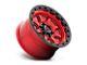 KMC Chase Candy Red with Black Lip 8-Lug Wheel; 20x9; 0mm Offset (07-10 Silverado 2500 HD)