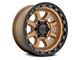 KMC Chase Matte Bronze with Black Lip 8-Lug Wheel; 20x9; 18mm Offset (07-10 Silverado 2500 HD)