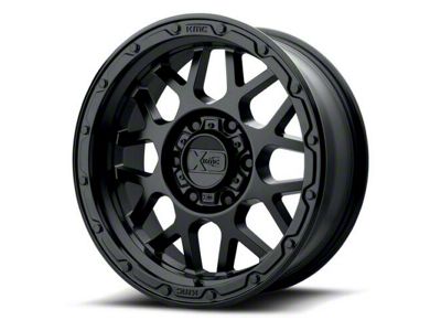 KMC Grenade Off-Road Matte Black 8-Lug Wheel; 17x9; 18mm Offset (20-26 Silverado 2500 HD)