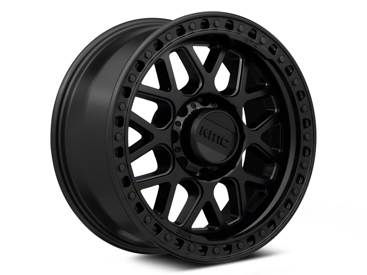 KMC Silverado 2500 GRS Satin Black 8-Lug Wheel; 17x9; 18mm KMC Silverado 2500 GRS Satin Black 8-Lug Wheel; 17x9; 18mm