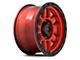 KMC Mesa Candy Red with Black Lip 8-Lug Wheel; 18x9; 18mm Offset (20-24 Silverado 2500 HD)