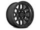 KMC Mesa Satin Black with Gloss Black Lip 8-Lug Wheel; 20x9; 18mm Offset (20-24 Silverado 2500 HD)