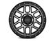 KMC Mesa Satin Black with Gray Tint 8-Lug Wheel; 18x9; 18mm Offset (20-24 Silverado 2500 HD)