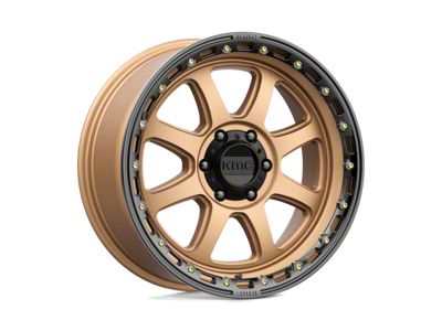 KMC Chase Matte Bronze with Black Lip 6-Lug Wheel; 20x9; 18mm Offset (21-25 Tahoe)