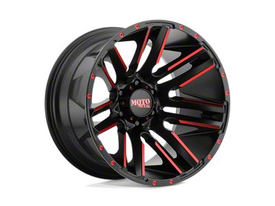 KMC Crosshair Satin Black 6-Lug Wheel; 20x8.5; 15mm Offset (21-26 Tahoe)