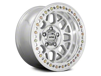 KMC Grenade Crawl Beadlock Machined 6-Lug Wheel; 18x9; 10mm Offset (21-26 Tahoe)