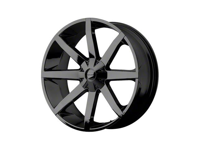 KMC Slide Gloss Black 6-Lug Wheel; 20x8.5; 10mm Offset (21-24 Tahoe)