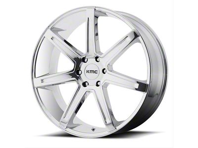 KMC Revert Chrome 6-Lug Wheel; 22x9.5; 15mm Offset (21-23 Yukon)