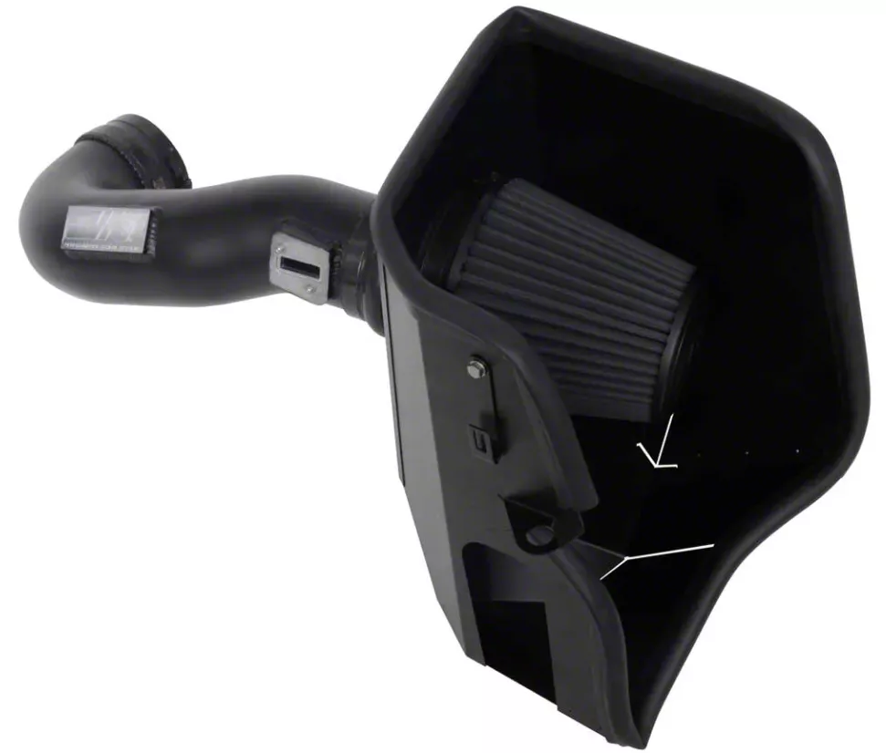 K&N Silverado 1500 Blackhawk Cold Air Intake 713110 (1924 5.3L