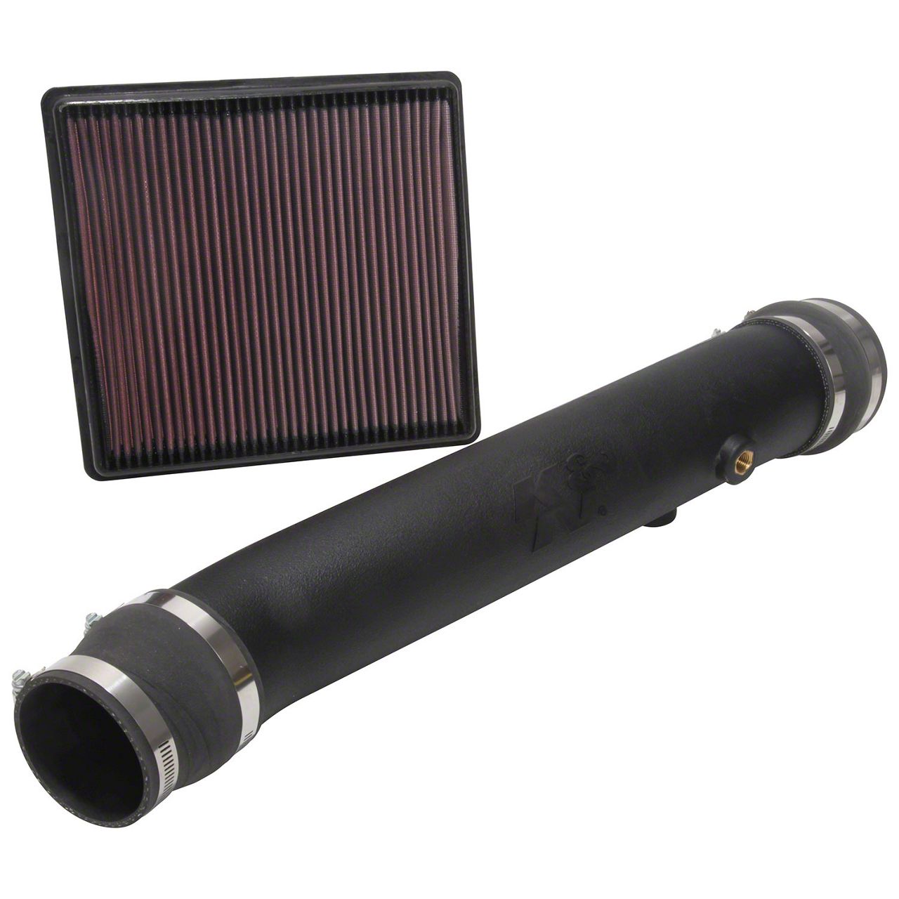 K&N Series 57 FIPK Intake Tube with Drop-In Air Filter (18-20 3.3L F-150)