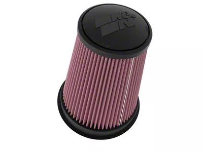 K&N Air Filter; 5-Inch Inlet; 10.50-Inch Length (Universal; Some Adaptation May Be Required)