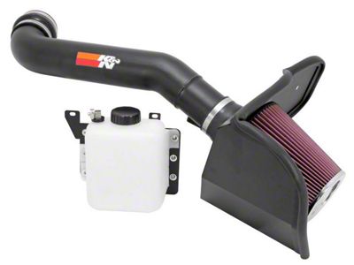 K&N Series 77 High Flow Performance Cold Air Intake with Coolant Reservoir; Black (10-14 6.2L F-150 Raptor)