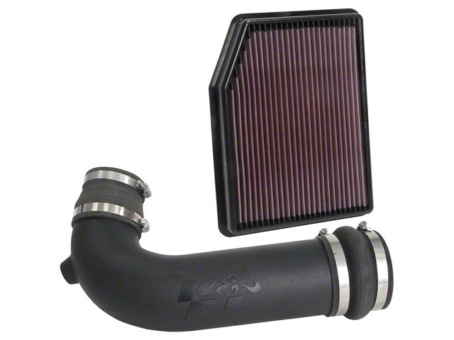 K&N Series 63 AirCharger Intake Tube with Drop-In Air Filter (19-24 4.3L Sierra 1500)