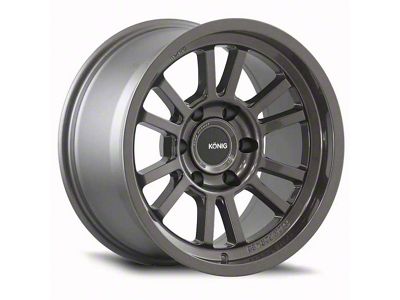Konig HT1 Gloss Anthracite 6-Lug Wheel; 18x9; 0mm Offset (24-25 Ranger)