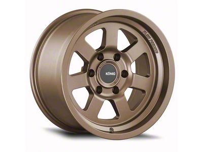 Konig HT2 Satin Bronze 6-Lug Wheel; 17x8.5; -6mm Offset (21-26 Yukon)