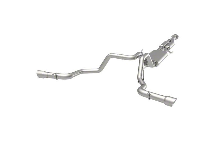Kooks Dual Exhaust System with Polished Tips; Side Exit (21-24 2.7L EcoBoost F-150)