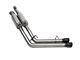 Kooks Dual Exhaust System with Black Tips; Middle Side Exit (17-20 F-150 Raptor)