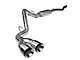 Kooks Single Exhaust System with Polished Tips; Side Exit (11-14 5.0L F-150)