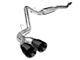 Kooks Single Exhaust System with Black Tips; Side Exit (14-18 5.3L Silverado 1500)
