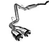 Kooks Single Exhaust System with Polished Tips; Side Exit (15-20 5.0L F-150)