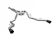 Kooks Dual Exhaust System with Black Tips; Rear Exit (15-20 3.5L EcoBoost F-150, Excluding Raptor & 19-20 Limited)