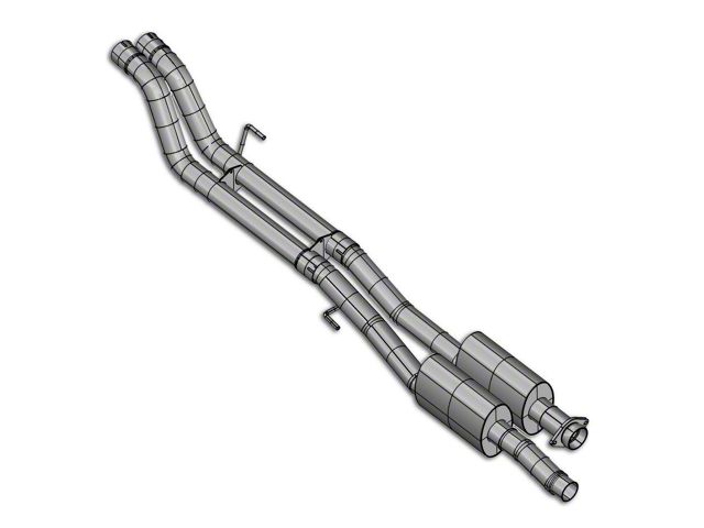 Kooks Mid-Pipe and Muffler Assembly without Resonators (17-20 F-150 Raptor)